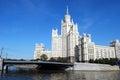 The Kotelnicheskaya Embankment Building in Moscow Royalty Free Stock Photo
