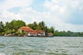 Koth Duwa Raja Maha Viharaya or Kothduwa Temple a Buddhist temple in Madu River Royalty Free Stock Photo