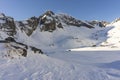 Kotlina Piatich Spisskych plies in winter. Tatra mountains. Slovakia Royalty Free Stock Photo