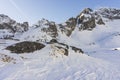 Kotlina Piatich Spisskych plies in winter. Tatra mountains. Slovakia Royalty Free Stock Photo