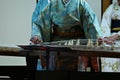 Koto concert in Japan. Royalty Free Stock Photo