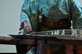 Koto concert in Japan. Royalty Free Stock Photo