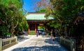 Kotoku-in Temple : The Great Buddha of Kamakura, in Kanto region, Japan. The temple is famous for Great Buddha or Daibutsu Royalty Free Stock Photo