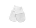 Kotonovye mittens for a newborn. To protect the child from scratching.
