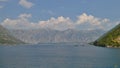 Kotor Bay, the sea and the fjords