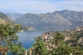 Kotor Bay view Royalty Free Stock Photo