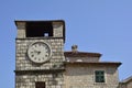 Kotor Clock Tower Royalty Free Stock Photo