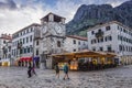 Kotor clock tower Royalty Free Stock Photo