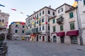 Trg od Oruzja, Arms Square is the main square in Kotor, Montenegro
