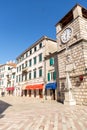 Trg od Oruzja, Arms Square is the main square in Kotor, Montenegro