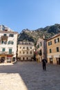 Trg od Oruzja, Arms Square is the main square in Kotor, Montenegro