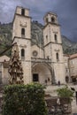 Cathedral of Saint Tryphon in the old town of Kotor, Montenegro