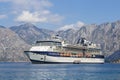 Large cruise ship Celebrity Constellation in Boka Kotorska Bay, Montenegro Royalty Free Stock Photo