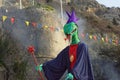 Kotor, Montenegro. February 23 2020. Traditional Winter Kotor Carnival. Main carnival puppet