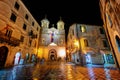 Kotor at Night Montenegro Royalty Free Stock Photo