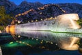 Kotor Walls and Fortress at Night