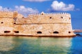 Koules fortress The Venetian Castle of Heraklion in Heraklion city, Crete island Royalty Free Stock Photo