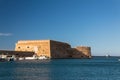 Koules venetian fort heraklion city greece old port clear sky sea