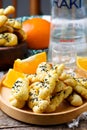 Koulourakia , Greek Sesame Twist Cookies