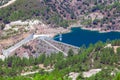 Kouris Dam with Reservoir, Cyprus