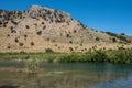 Kourna lake, Crete, Greece Royalty Free Stock Photo