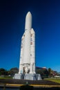 Model of Ariane 5 space rocket Royalty Free Stock Photo