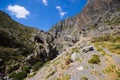 Kourtaliotiko gorge on Crete island, Greece