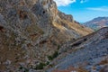 Kourtaliotiko Gorge at Greek island Crete