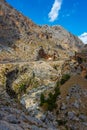 Kourtaliotiko Gorge at Greek island Crete