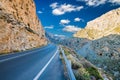 Kourtaliotis Gorge in Crete island