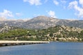 Koutavos Lagoon on the Island of Kefalonia Royalty Free Stock Photo