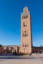 Koutoubia Mosque is the largest mosque in Marrakech, Morocco. Africa