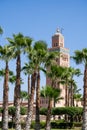 Koutoubia Mosque, Marrakech, Morocco during a bright sunny day Royalty Free Stock Photo