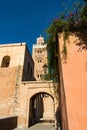 Koutoubia Mosque in Marrakesh,Morocco at sunny day Royalty Free Stock Photo