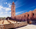 Koutoubia mosque, Marrakesh, Morocco. Royalty Free Stock Photo