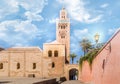 Koutoubia Mosque minaret of Morocco Royalty Free Stock Photo