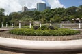 Nice Kowloon park in city Hongkong, China