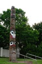 Kowloon Park, Tsim Sha Tsui. Canadian wooden totem pole 29 June 2004