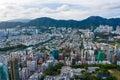 Top view of Hong Kong city Royalty Free Stock Photo