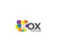 KOX Colors Company Logo Design Concept