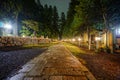 Koyasan at night Royalty Free Stock Photo