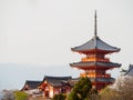 Koyasu Pagoda in the evening, Kyoto, Japan Royalty Free Stock Photo