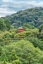 Koyasu Pagoda (Koyasu no Tou) from Kiyomizu-dera Temple Complex. Kyoto, Japan Royalty Free Stock Photo