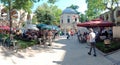 Koza Han silk market in Bursa City, Turkey. Royalty Free Stock Photo