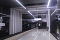 Kozhukhovskaya Line Metro. Station Lefortovo. Royalty Free Stock Photo