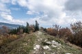 Kozi chrbat - highest hill of Starohorske vrchy mountain range in Slovakia