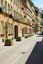 Kozia street in Warsaw, Poland