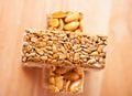 Kozinaki with nuts (sunflower Royalty Free Stock Photo