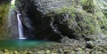 Kozjak waterfall in Soca valley , Slovenia