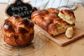 Kozunak - traditional Easter bread in Bulgaria. Kozunak Kozunak - traditional Easter bread in Bulgaria. Kozunak is a sweet ritual